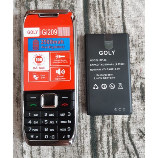 Điện thoại Goly IGI209 - Hàng chính hãng - Đen- Xanh