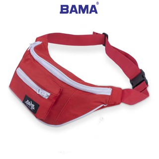 Túi Đeo Chéo nam, nữ BAMA® - BUMBAG RED chất liệu vải chống thấm 90%