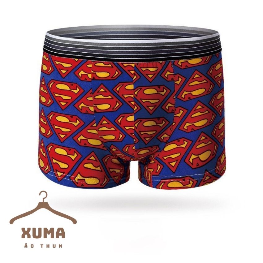 [ Free Ship ] combo 4 quần xì sịp quần lót nam hoạt hình nhiều màu cotton co giãn 4 chiều xuma