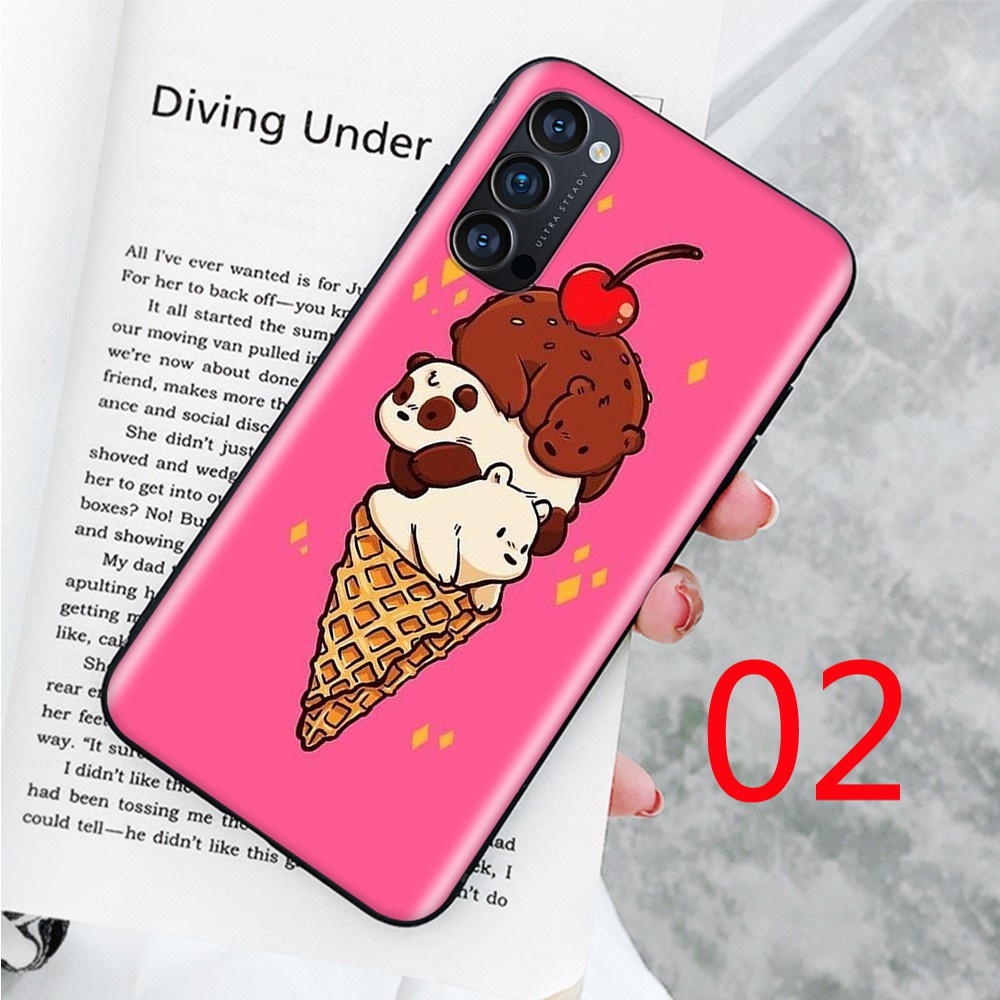 Ốp Lưng Mềm In Hình Gấu We Bare Bear 1 Cho Xiaomi Mi Poco M3 X3 Nfc F2 Pro Max 3 Mix 2s A1 A3 Lite Pocophone F1