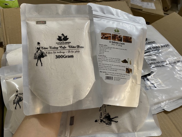 (300gr) Ủ Trắng Cafe Thảo Dược, Tắm Trắng Cafe - Trắng da, tẩy da chết, Giảm mụn sần đỏ lỗ chân lông, mờ thâm nám sạm da | BigBuy360 - bigbuy360.vn