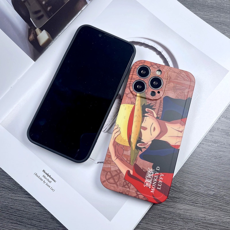 Ốp Điện Thoại Họa Tiết One Piece Cho iPhone13Pro iP12Pro iPhoneXR iPhone11 Phone 12Promax 13Promax 11 12 13