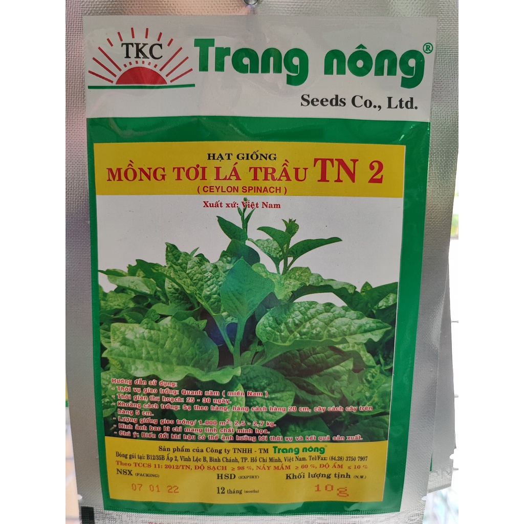 Hạt giống rau TRANG NÔNG