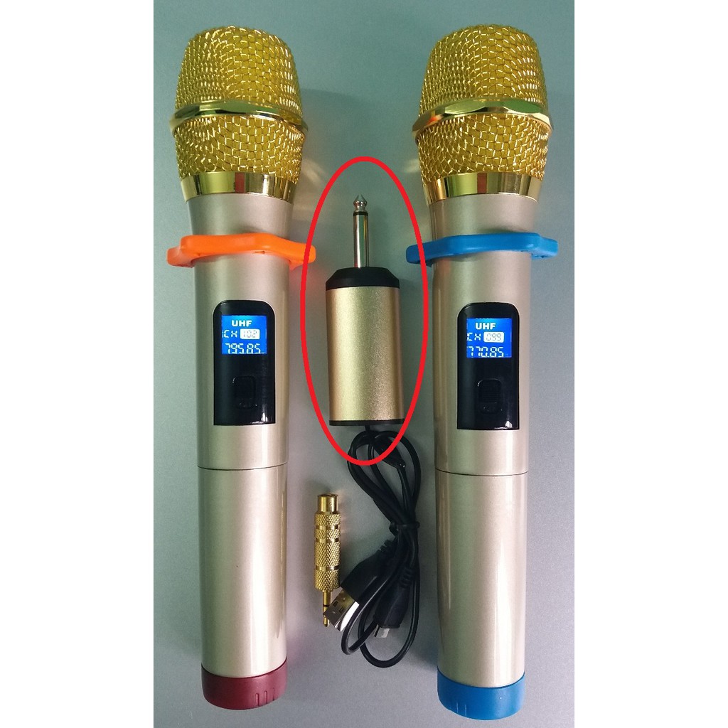 Bộ đầu thu micro không dây Ariying B518 B-518 sóng UHF