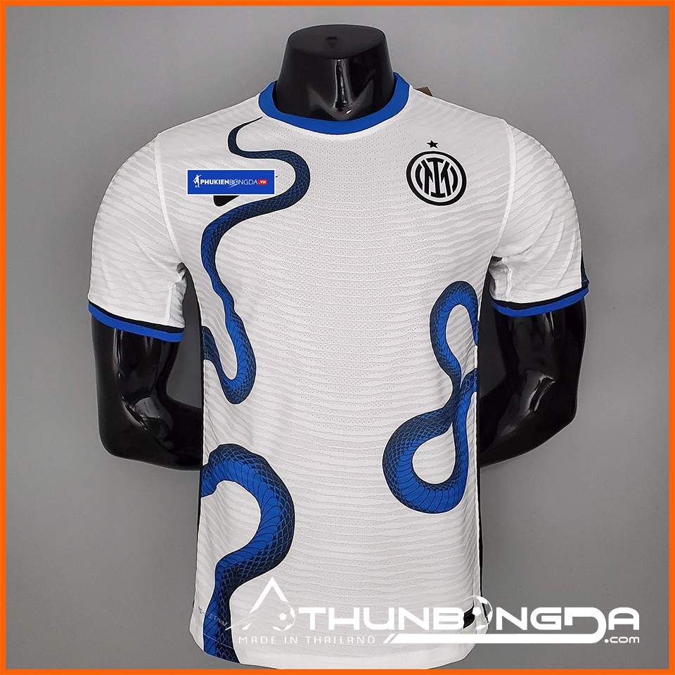 Áo Inter Milan trắng sân khách 2021-2022 bản PLAYER Body Fit cao cấp