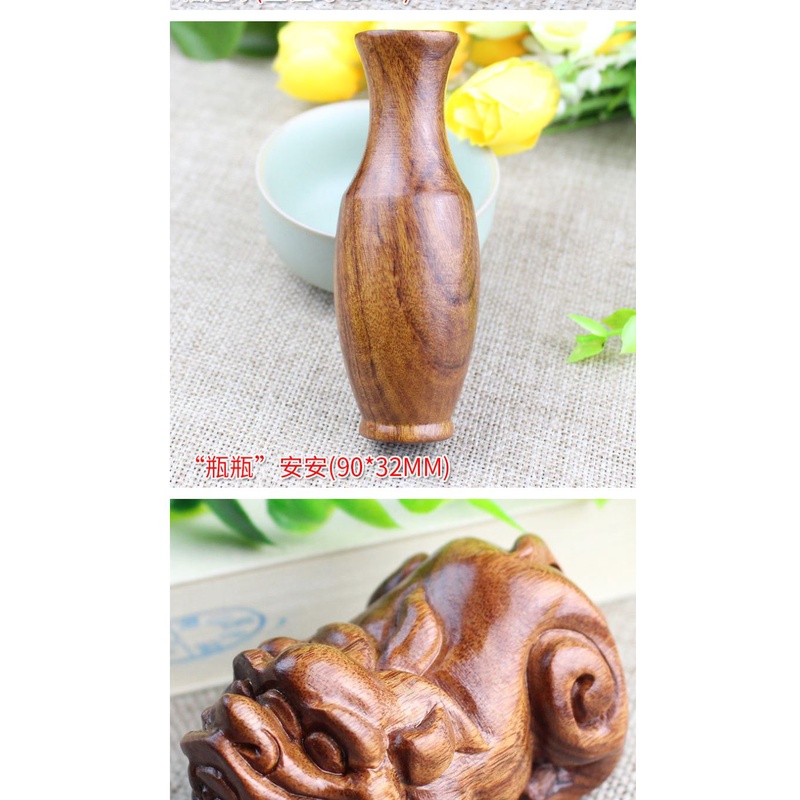 Laos Huanghuali Tay Cầm Gỗ Hồng Chạm Khắc Thủ Công Tinh Xảo Trang Trí Bán Sỉ