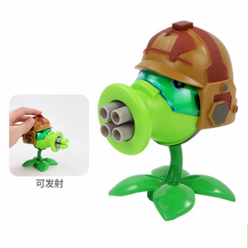 Set 2 mô hình đồ chơi Plants vs Zombies Battle chất liệu cứng có keo dán