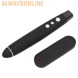 Alwaysonline Presentation Clicker ABS Red Indicator Material Remote Wireless Presenter