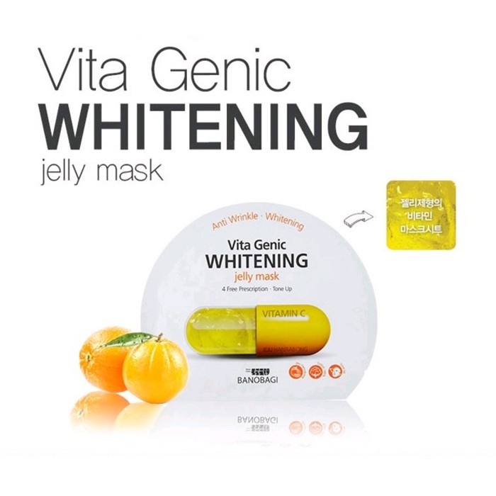 [5 miếng] Mặt Nạ Làm Sáng Và Đều Màu Da Banobagi Vita Genic Jelly Mask Vitamin C