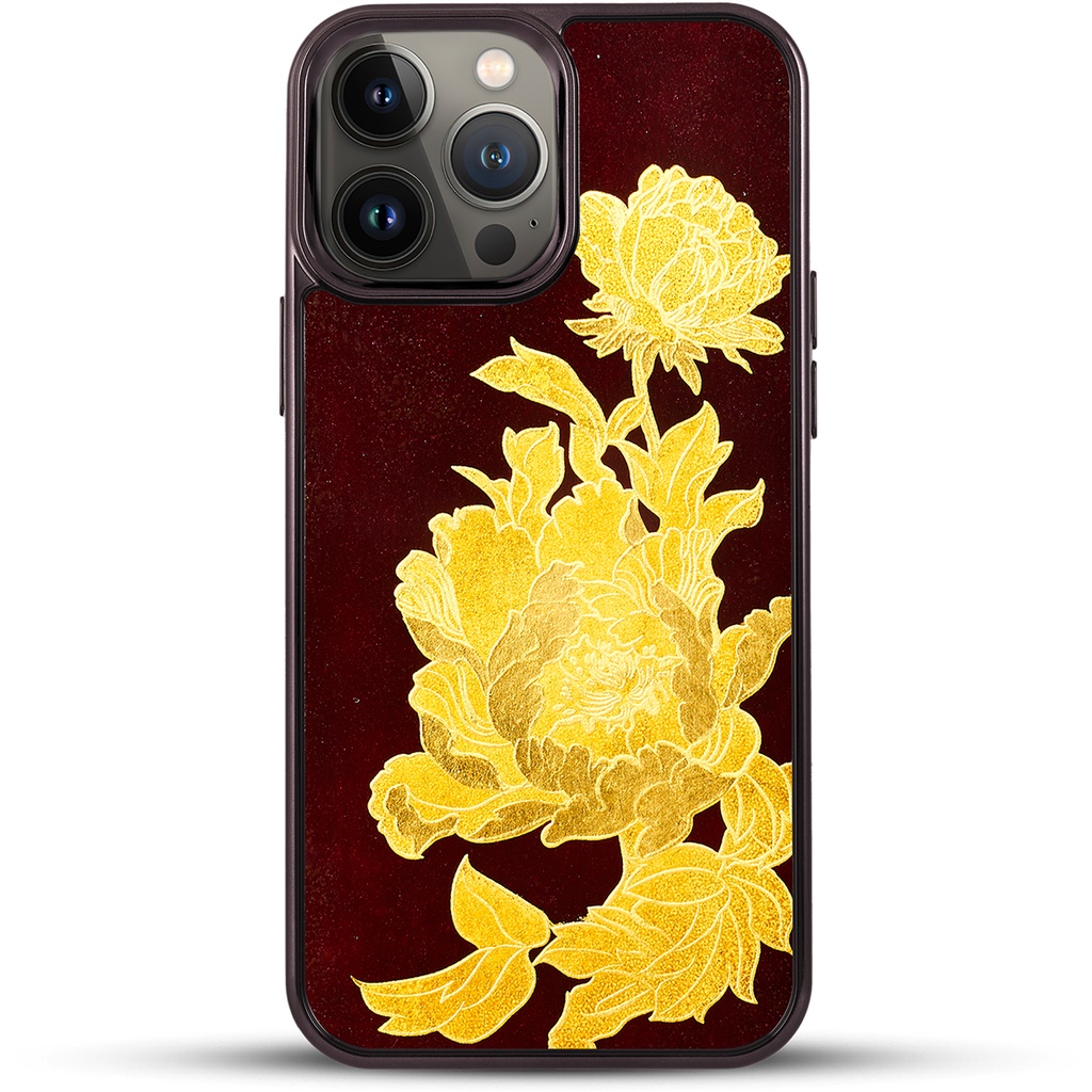 Ốp điện thoại cho iPhone 13 Pro / 13 Pro Max mẫu Hoa Mẫu Đơn thương hiệu La Sonmai