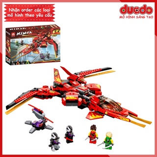 LRI 11553 Lắp ghép Ninjago Máy bay tiêm kích của Kai - Đồ chơi Xếp hình Ninja 71704 Kai Fighter BLA