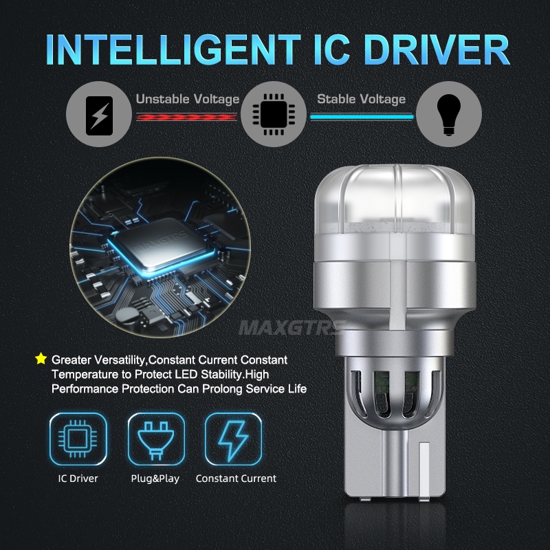 Bộ 2 Đèn Led Tín Hiệu Cao Cấp Cho Xe Hơi Toyota MAXGTRS t15 w16w t15