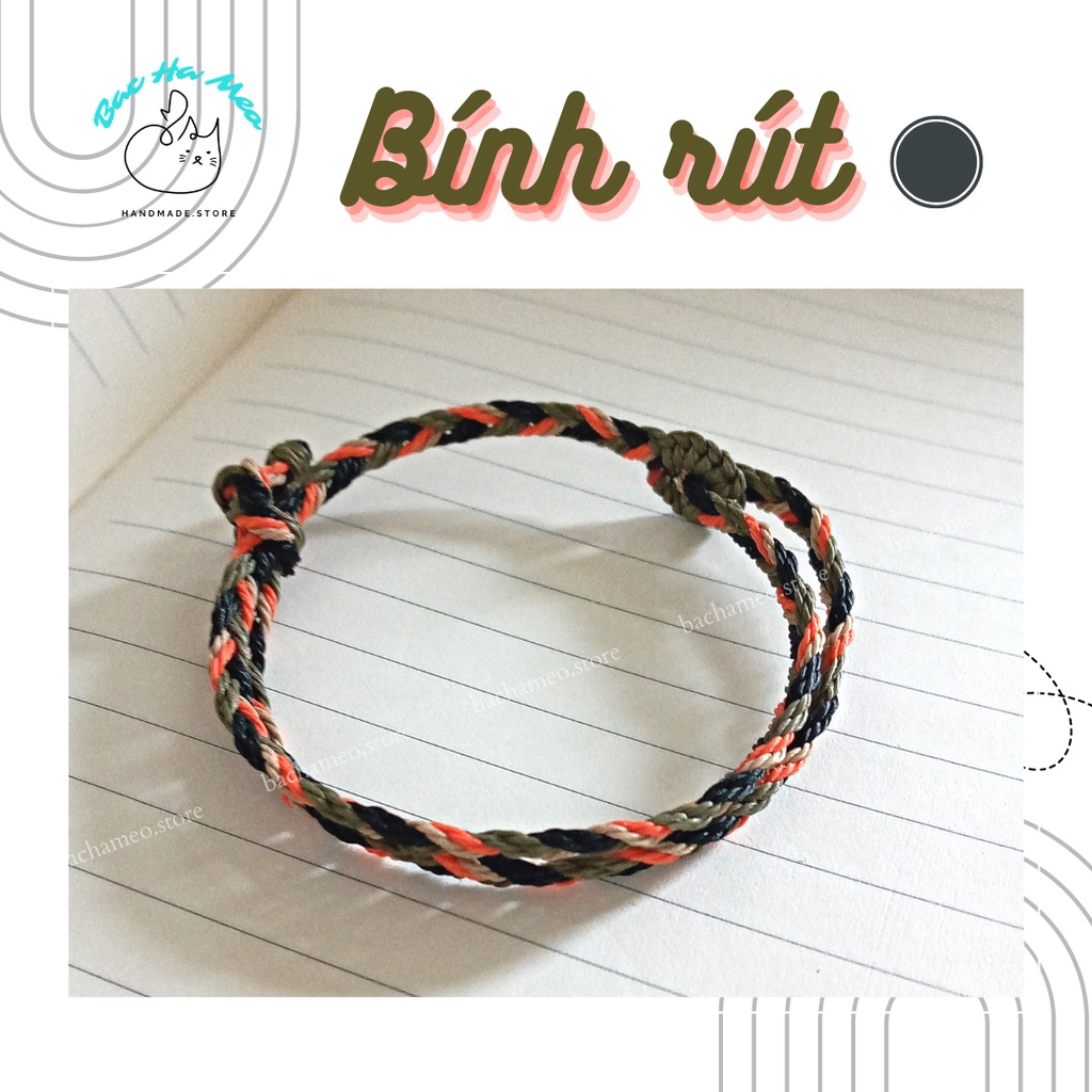 Vòng tay rút 1 đầu - Vòng tay waterproof - Bachameo.Store