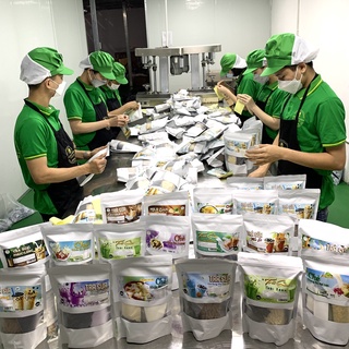 Set trà sữa tự pha trân châu đường đen, kem trứng dừa nướng, milo dầm, ô long 15- 18 chén, 400g - 500g