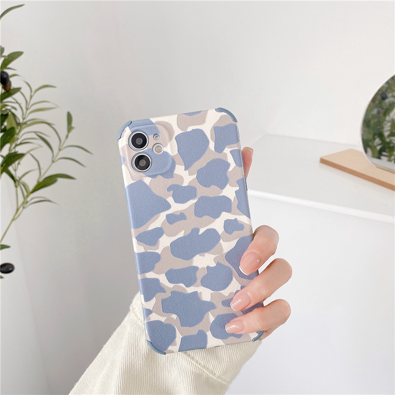 Leather Phone Case for iPhone 12 Pro Max iP11 X XR Cute Pattern Printed Mobile Phone Soft Back Case | BigBuy360 - bigbuy360.vn