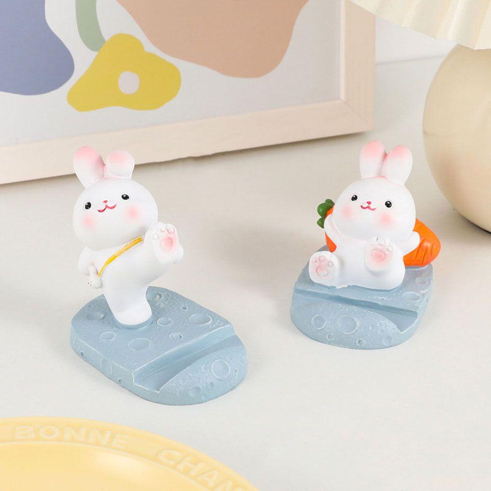Giá Đỡ Điện Thoại Để Bàn Chất Lượng Cao Họa Tiết Chú Thỏ Hoạt Hình