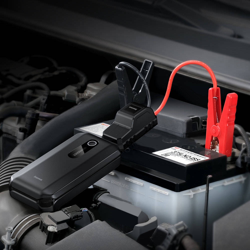 Bộ Kích Nổ Ô Tô Đa Năng Khẩn Cấp, Pin Dự Phòng Baseus Super Energy Max Car Jump Starter 10000mAh - xe máy, điện thoại