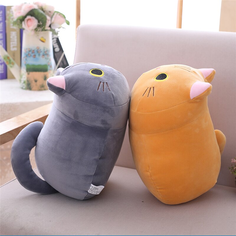 Đồ chơi nhồi bông Hình Mèo Hoạt Hình Dễ Thương 50cm