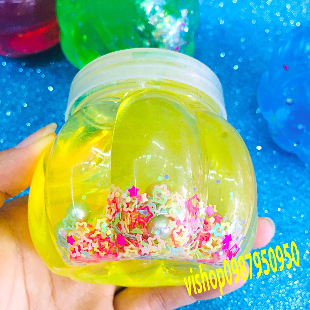  slime bí ngô ngọc trai - dạng mềm dẻo mã UCY16 ZSố 6039