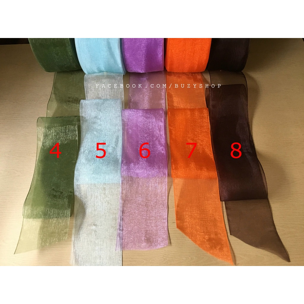 Ruy băng voan bản 5cm -