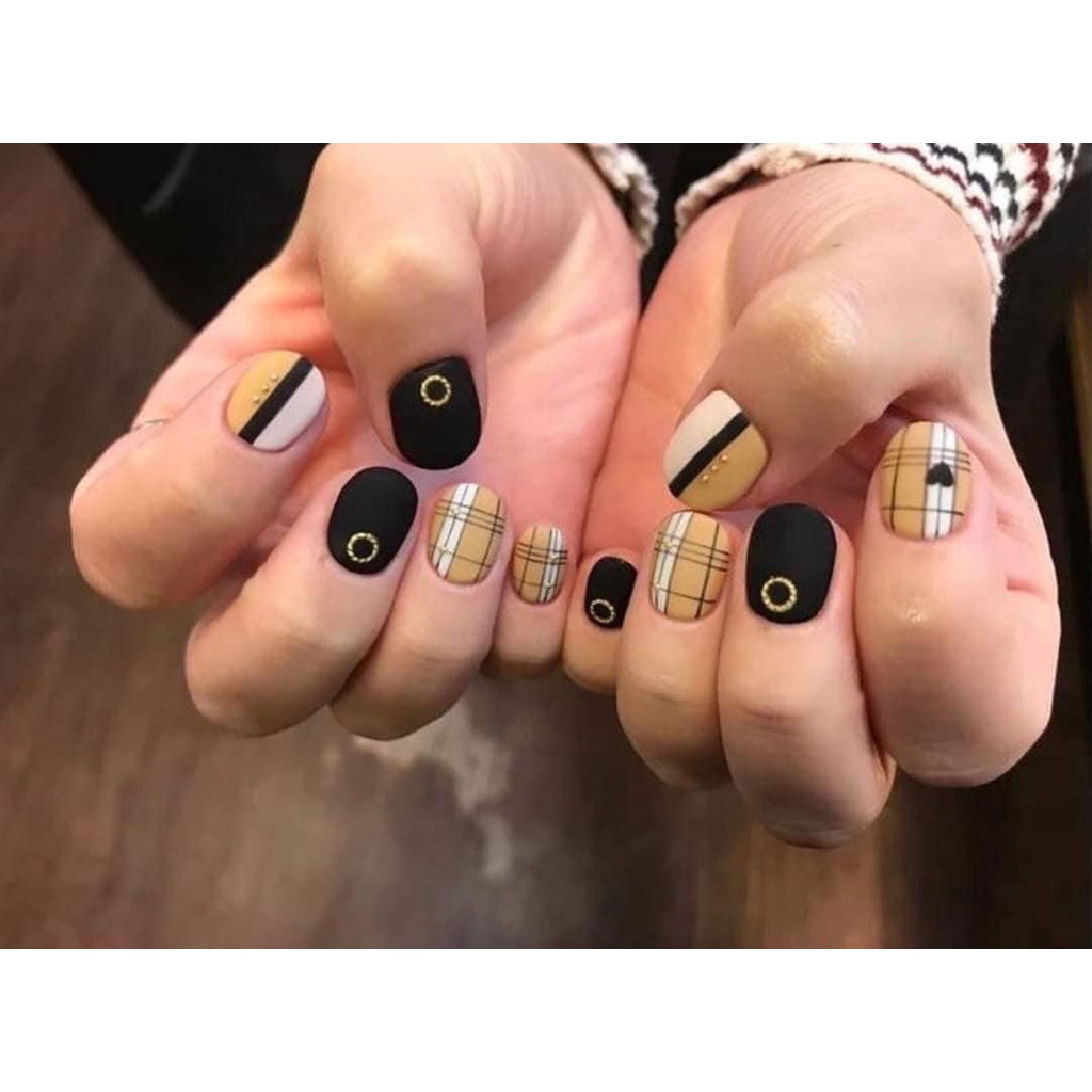 Xích gói mĩ nail, charm gói xích gói nhiều màu, phụ kiện trang trí móng