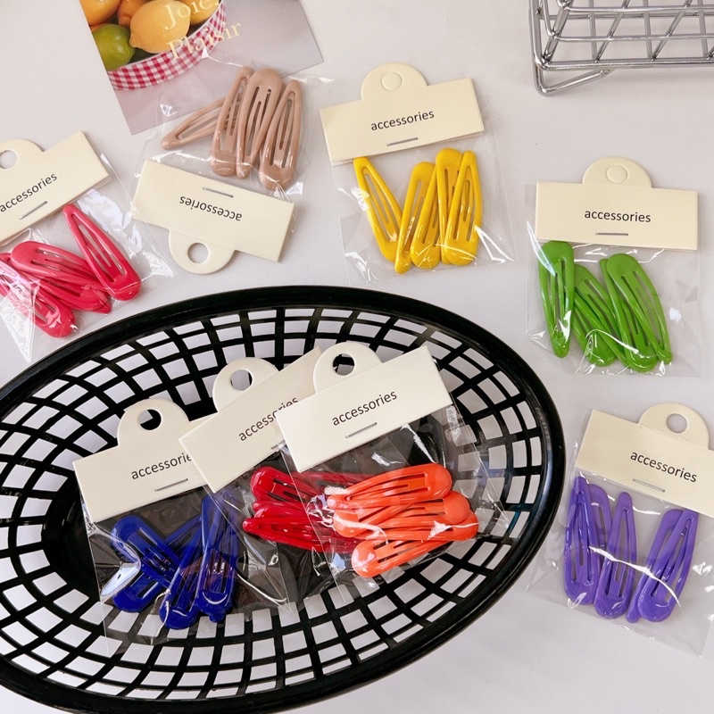 Túi 5 Kẹp 5cm dễ thương cho bé phong cách hàn Quốc