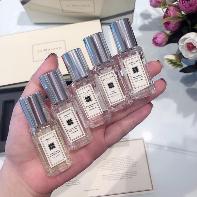 bộ, Sét nước hoa mini Jo Malone 9ml x 5 chai, Nước Hoa Jo Malone Sang Trọng, Cực Thơm