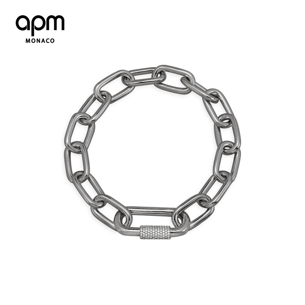 APM Monaco Dây Xích Tình Yêu Cặp Đôi Vòng Tay Nữ Cao Cấp Đơn Giản Ánh Sáng Sang Trọng Cho Bạn Gái