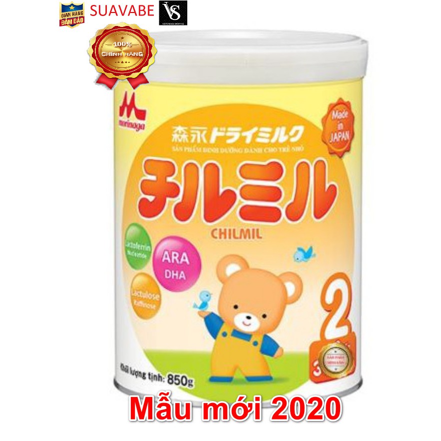 Sữa Morinaga số 2 850g (mẫu mới chính hãng -  đã tách đai date mới T8/2021)