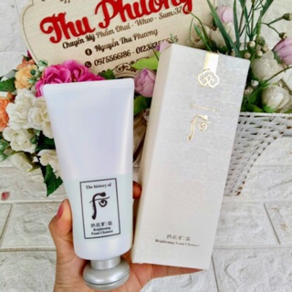 Sữa rửa mặt whoo seol trắng da 180ml