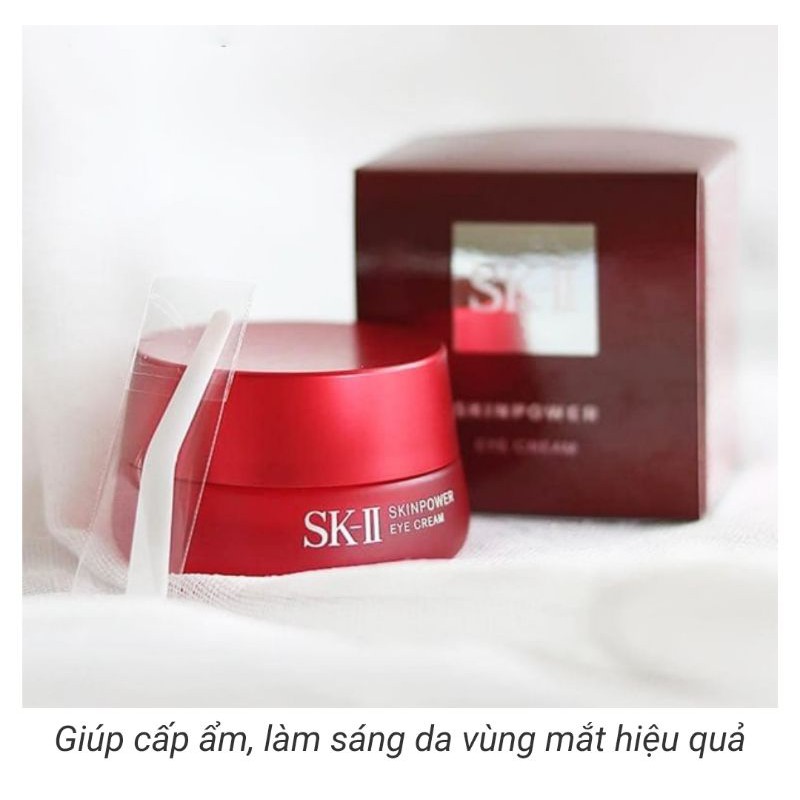 [Mới nhất] Kem mắt SK-II Skinpower Eye Cream 15g Nhật Bản chính hãng, Moon Store 9999