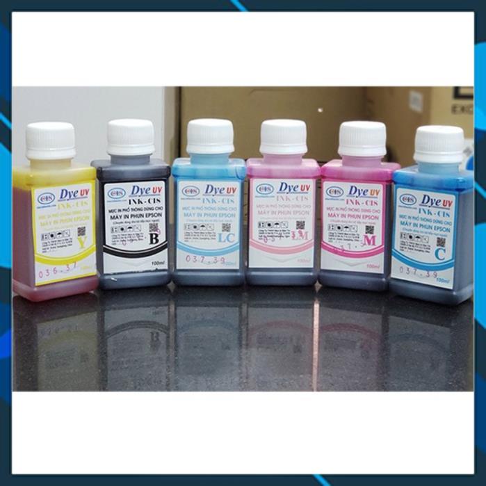 MỰC IN EPSON DYE UV LỌ 100ML L8050 L805 L1800 L18050