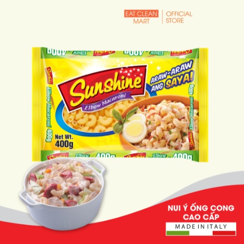 Nui Ống Sunshine Nhập Khẩu Gói 400g