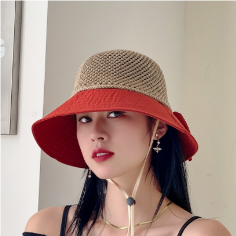 NÓN, MŨ CÓI ĐI BIỂN CÓ VÀNH ĐÍNH NƠ NHIỀU MÀU THỜI TRANG