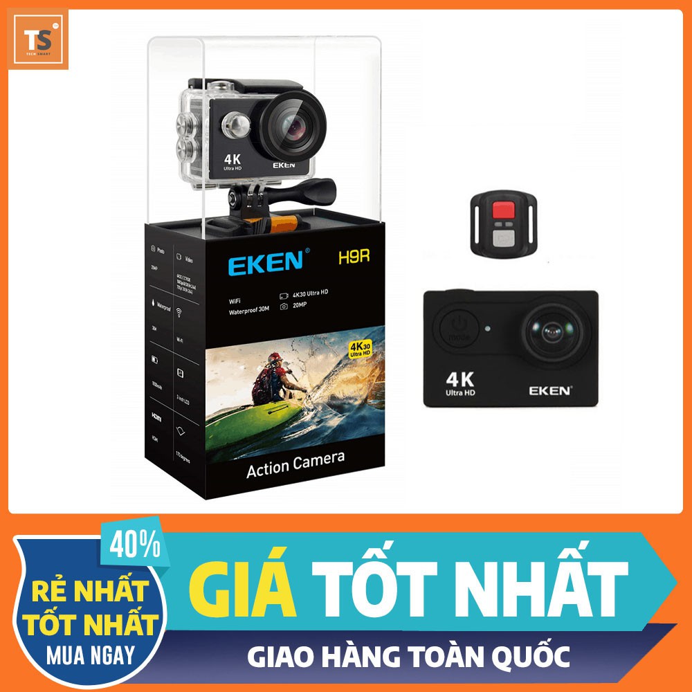 Camera Phượt Thể Thao Eken H9R Wifi 4K | BigBuy360 - bigbuy360.vn