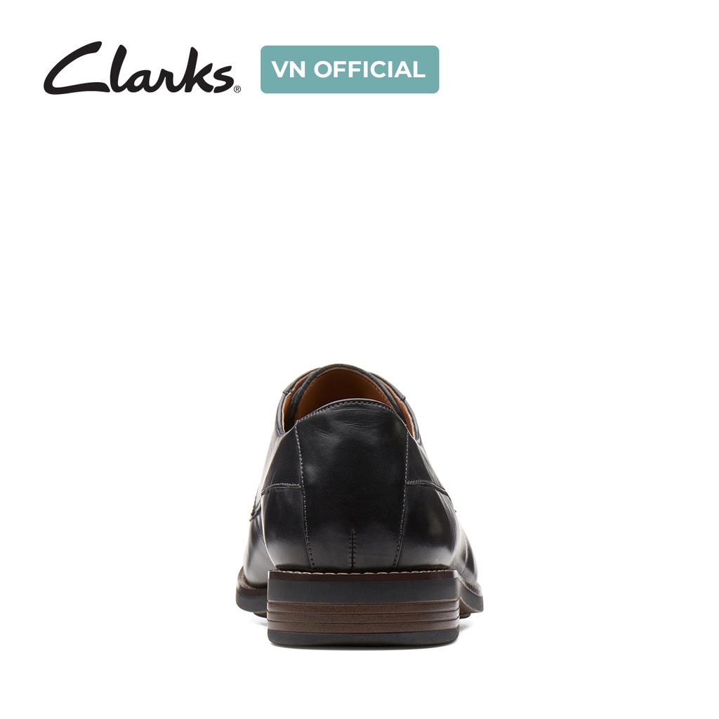 Giày Oxfords CLARKS Becken Cap màu đen