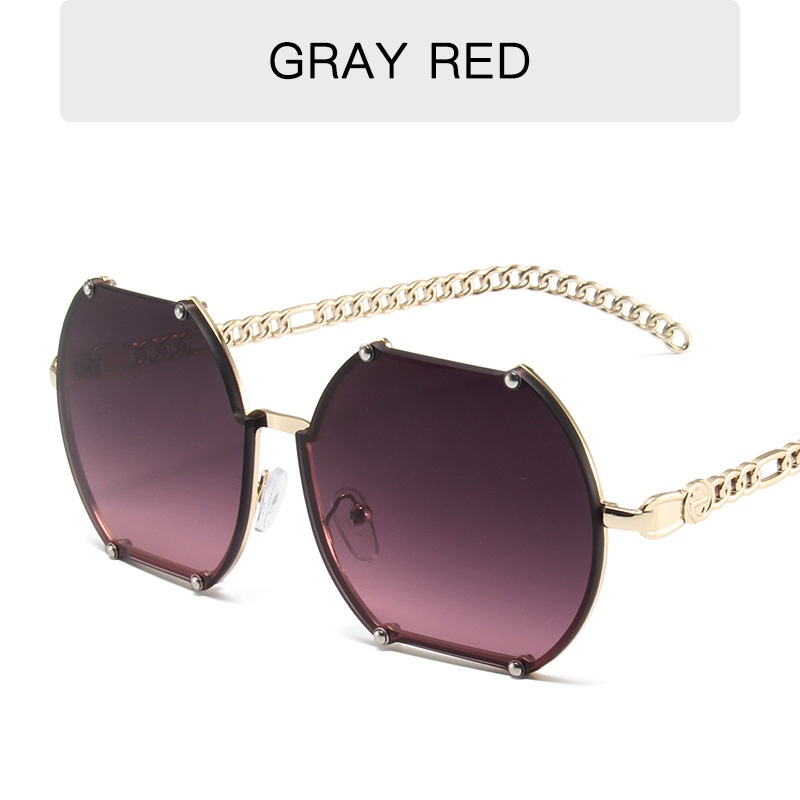 Kính Mát Gọng Kim Loại Thiết Kế Độc Đáo Thời Trang Retro Cho Nam Nữ