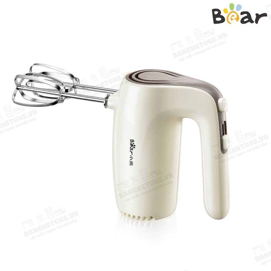 Máy đánh trứng cầm tay mini Bear DDQ-B02F1, Máy đánh kem, bột, bơ, tạo bọt sữa, đánh nước sốt, nước tương, Bảo hành 12th