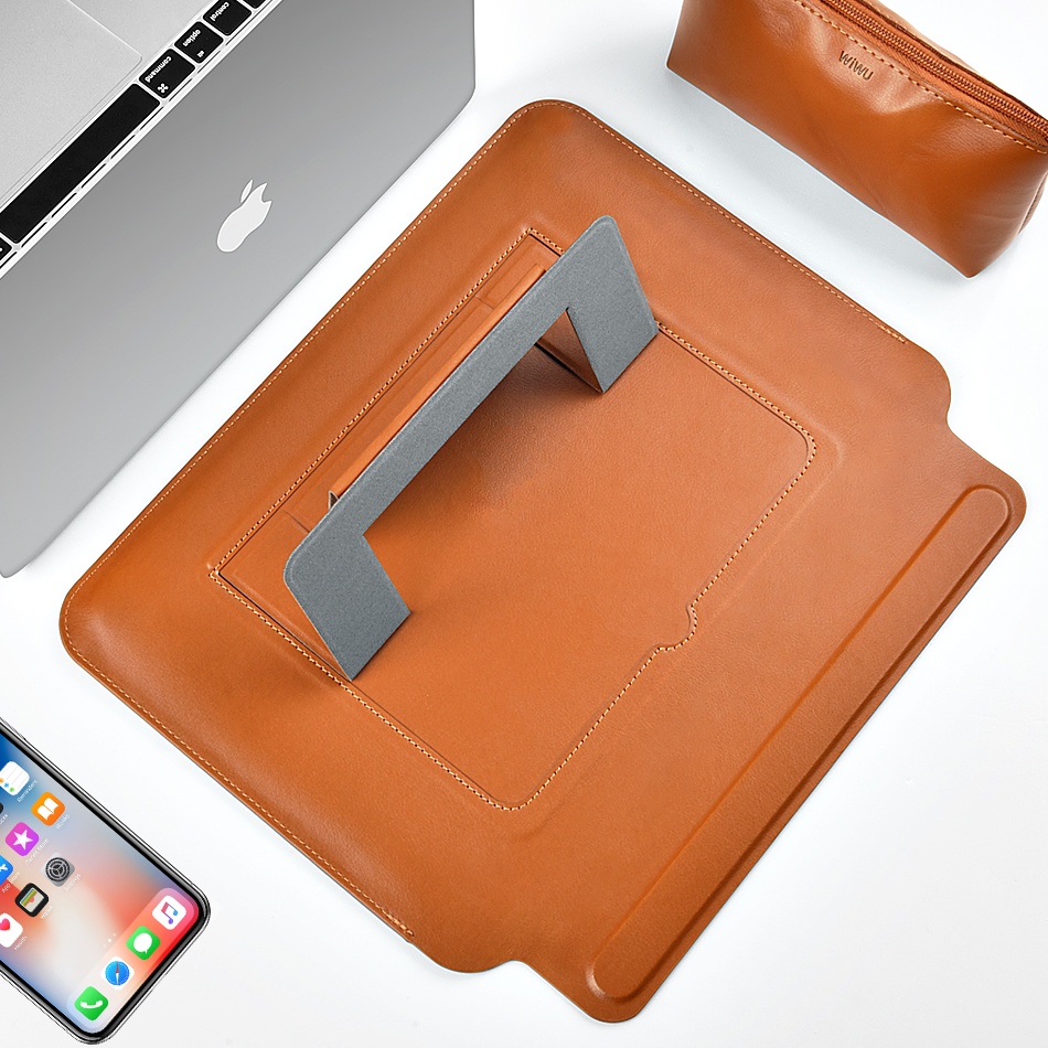 Túi da chống sốc Wiwu skin pro 3 cho Macbook 13 , 16 inch , Macbook M1 . Túi da chống sốc siêu mỏng đẳng cấp