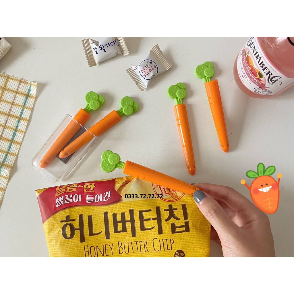 Kẹp Gói, Miệng Túi Bảo Quản Thực Phẩm Hình Đáng Yêu