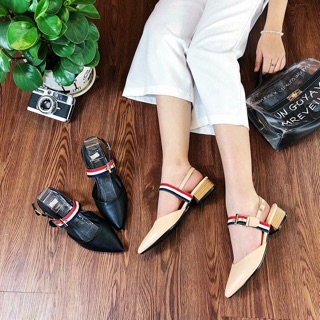 Sandal bít mũi hậu sau