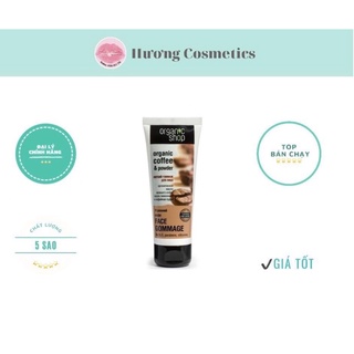Tẩy da chết mặt cafe organic