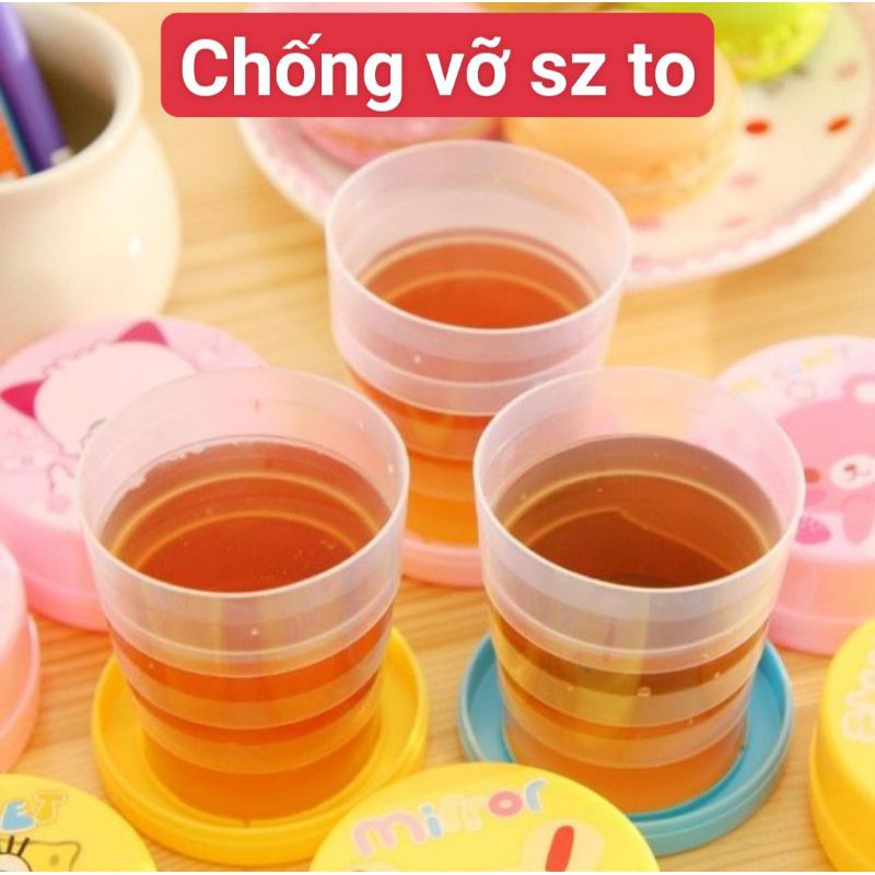 Cốc nhựa xếp ( gọn - chống vỡ - chống đổ )