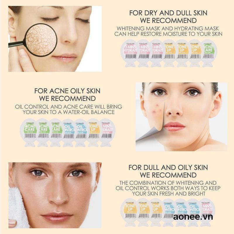 ✨✨Mặt Nạ Trứng Dưỡng Ẩm Nhỏ Gọn Focallure