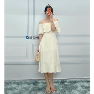 Đầm trễ vai đi biển