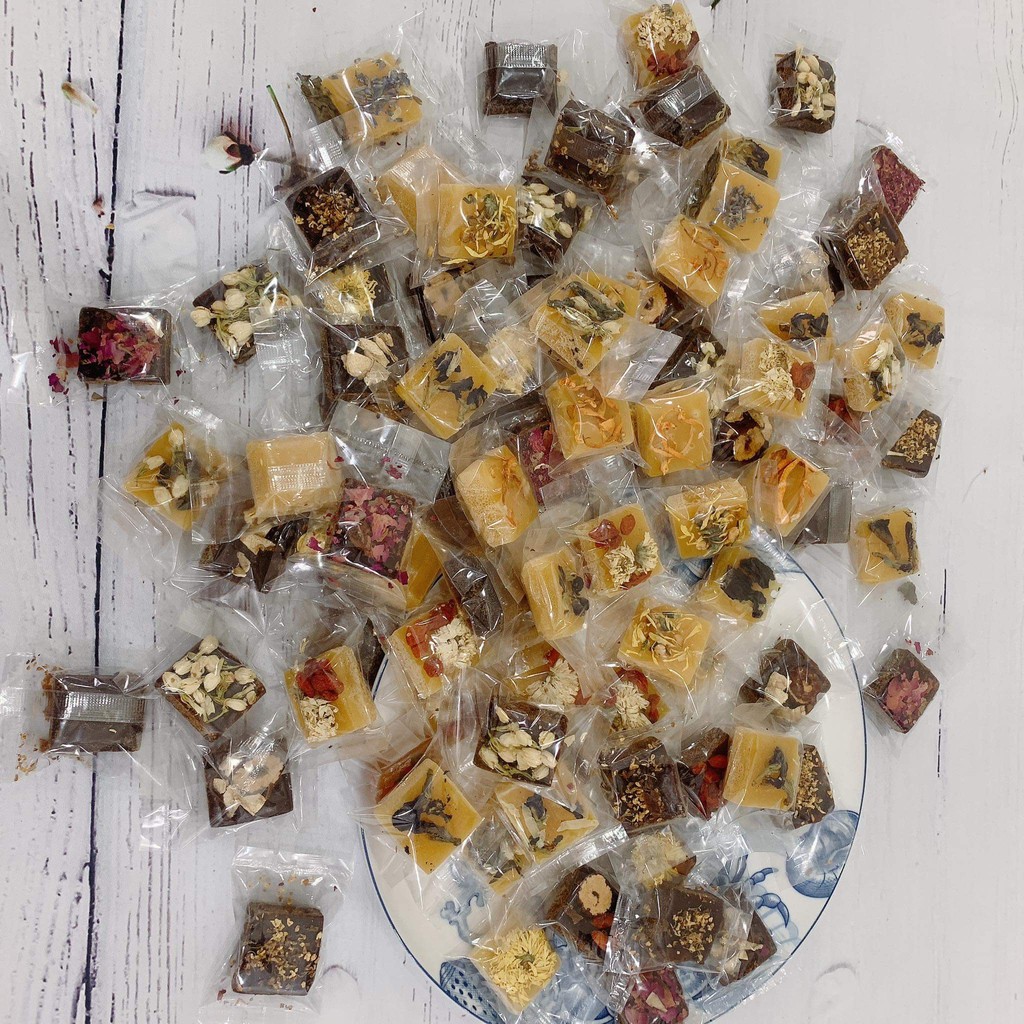 [20 vị] Trà hoa đường đen, đường phèn mật ong 1 viên | BigBuy360 - bigbuy360.vn