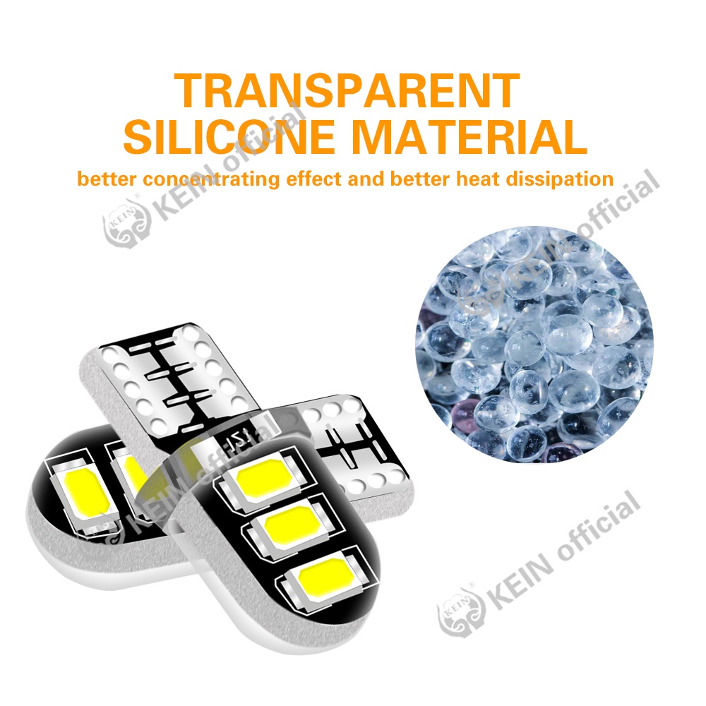 Bóng đèn LED silicone T10 W5W 194 168 501 siêu sáng cho xe hơi