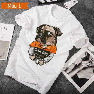 Áo Thun Teen In Hình Chó Cực Chất Cực Cá Tính