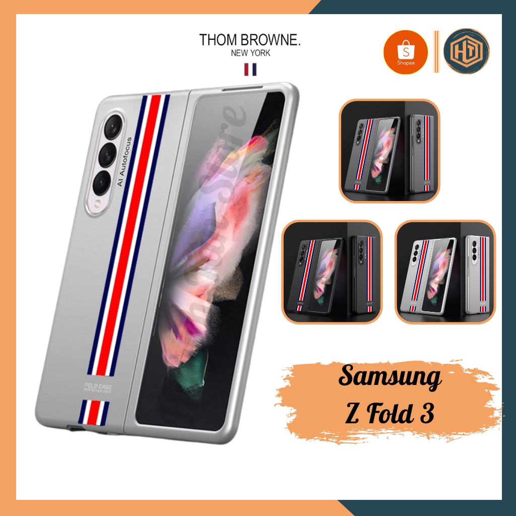 Ốp lưng điện thoại Samsung Galaxy Z Fold 3 nhựa nhẹ,mỏng,bảo vệ thân máy Thom Browne Edition