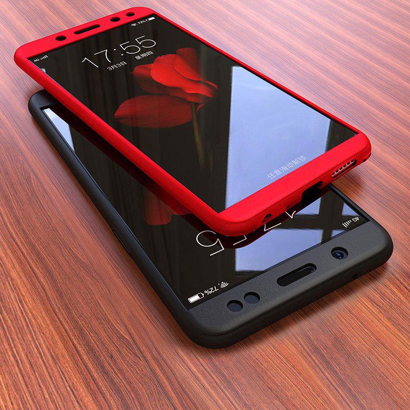 Ốp điện thoại màu trơn kèm phụ kiện bảo vệ màn hình cho OPPO F9 A5s AX5s A3s